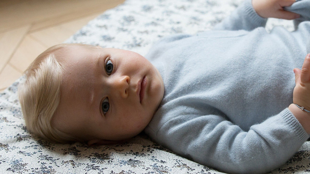 Picture of a baby on a playing mat